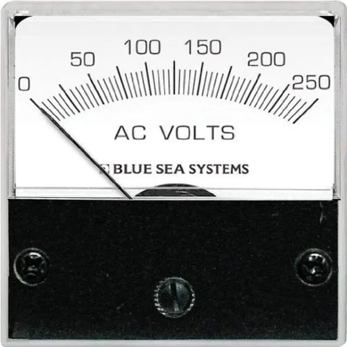 Blue Sea Systems Voltímetro micro de 0 a 250 V CA