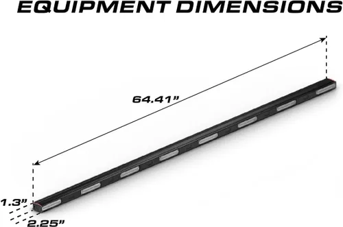 Miniatura 4 de Feniex Quantum Rocker Panel Color único Módulos programables rojo-azul-ámbar-blanco-verde 216 LED, LED súper brillante de 3 W, clase SAE 1