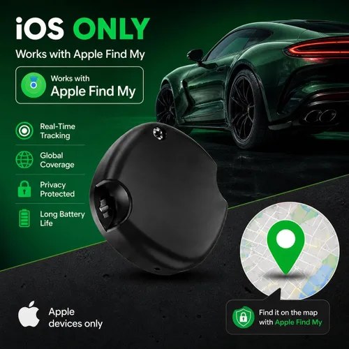 Miniatura 2 de Rastreador GPS magnético oculto para vehículos, rastreador magnético impermeable para automóvil, sin tarifas mensuales, mini rastreador GPS portátil