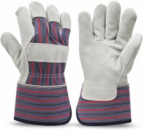 Miniatura 18 de G & F, guantes de piel con revestimiento interno de Thinsulate para invierno, tamaño extragrande, para hombre (3 pares)