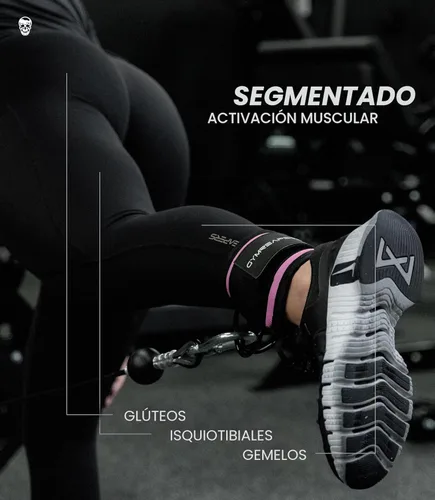 Miniatura 3 de Gymreapers - Correas de tobillo para Kickbacks en máquinas de cable, entrenamientos de glúteos, ejercicios de la parte inferior del cuerpo - Correas