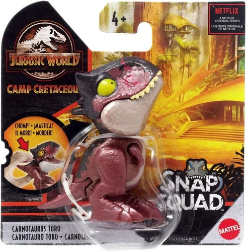 Miniatura 2 de Jurassic World Dominion - Juguetes de dinosaurio salvajes desenjaulados, figuras coleccionables, activados manualmente (Ceratosaurus)