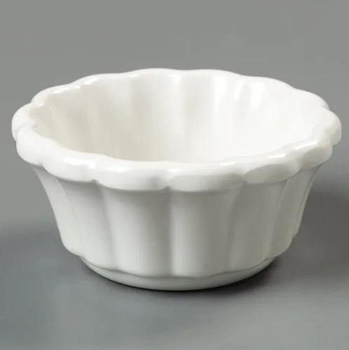 Miniatura 6 de Carlisle FoodService Products 4394303 Ramequín festoneado de melamina, 2 onzas, negro