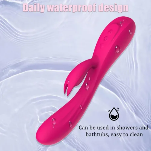 Miniatura 4 de Vibrador Conejo Vibrador Punto G Consolador para Mujeres Clítoris Doble Vibración Pezón para Adultos Juguetes Sexuales