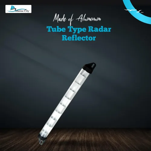 Miniatura 2 de MARINE CITY Tube Type Radar Reflector, Aluminum Sturdy and Strong Smooth Design, Ideal for Powerboats, Pontoons, Boats, RVs, Ships, Yachts