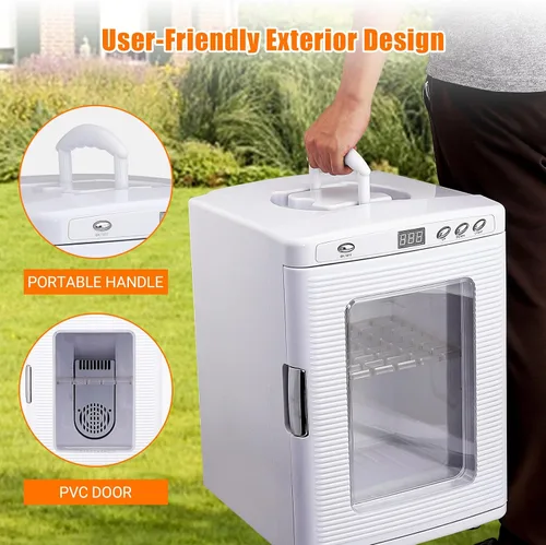 Miniatura 4 de Incubadora de huevos de 25L para incubar huevos, incubadora digital de reptiles con control inteligente de temperatura de 10 a 140.0 °F, incubadora