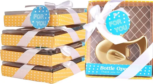 Miniatura 6 de 20 abrebotellas de pato amarillo, aleación de zinc, forma de pato, abrebotellas de recuerdo de fiesta, recuerdos de baby shower