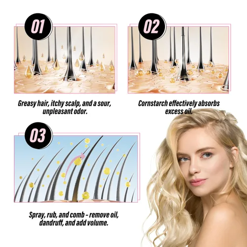 Miniatura 8 de Spray de volumen esponjoso para mujeres, levantamiento instantáneo de raíces y polvo de peinado con acabado mate, spray texturizante ligero
