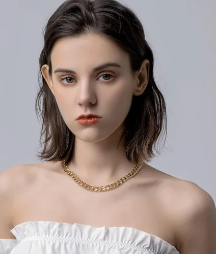 Miniatura 2 de LILIE&WHITE Collar de cadena de oro para mujer, cadena de serpiente, collar de espiga de oro, gargantilla de oro, collares de moda, regalo