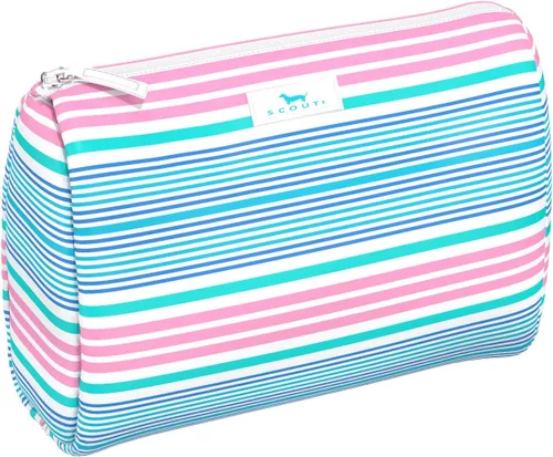 Miniatura 13 de SCOUT Packin' Bolsa de maquillaje térmica, gran bolsa de aseo y maquillaje resistente al agua para mujeres, con cierre de cremallera