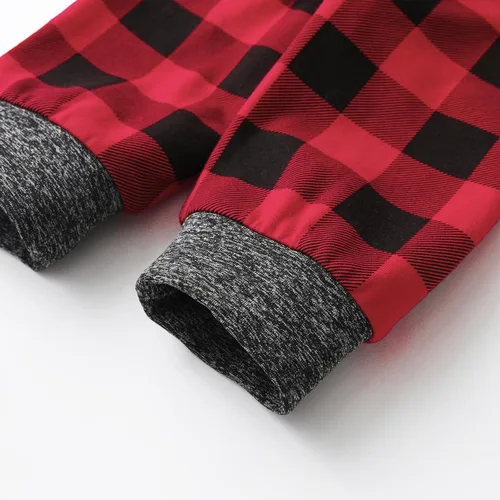 Miniatura 7 de Conjunto de 3 piezas de ropa de bebé recién nacido con estampado de manga larga + pantalones + sombrero