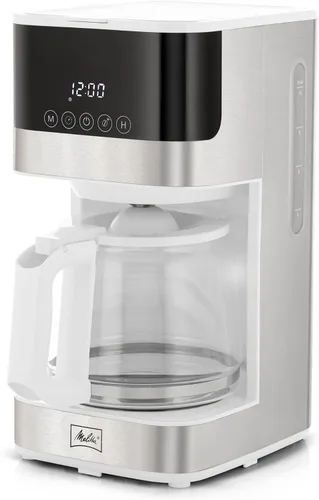 Miniatura 8 de Melitta Aroma Tocco - Cafetera de goteo de vidrio de 10 tazas, automática y programable, capacidad de 96 onzas con 5 filtros de café, color negro