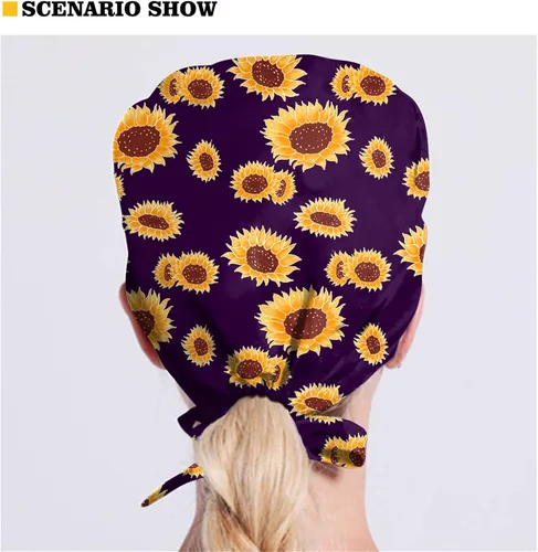 Miniatura 6 de JoyLamoria Novedoso gorro impreso con banda para el sudor para mujeres y hombres ajustable para combinar