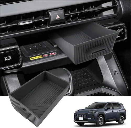 Miniatura 13 de BIXUAN Organizador de consola central RAV 4 2026 2026 para Toyota RAV 4 2026 2026, inserto y reposabrazos, alfombrilla inferior, caja