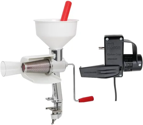 Miniatura 7 de Johnny Apple Fabricante de Salsa de Manzana, Fabricante de Salsa de Tomate, Elimina Pieles y Semillas de los Productos, Modelo 250 Colador