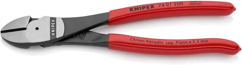 Miniatura 7 de KNIPEX - 74 01 250 Herramientas SBA - Cortadores diagonales de alto apalancamiento (7401250SBA), 10 pulgadas alicates de corte lateral