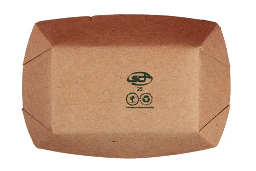 Miniatura 2 de Bandeja de para comida de cartulina kraft ECO, de la marca Southern Champion Tray, Marrón, 1000