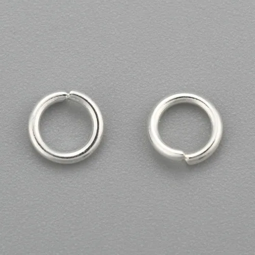 Miniatura 35 de HDSupplies 100 piezas - 4mm de argollas de acero inoxidable 304 de tono negro - Calibre 22 (espesor de 0.6mm)