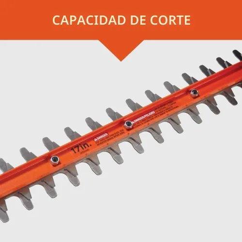 Miniatura 6 de BLACK+DECKER Cortasetos eléctrico, 17 pulgadas (BEHT150)