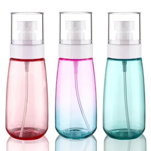 Miniatura 12 de Cosywell Botella de aerosol de niebla fina aprobada por la TSA 3.4 oz 100 ml Paquete de 3 envases de viaje recargables de cosméticos vacíos Botella