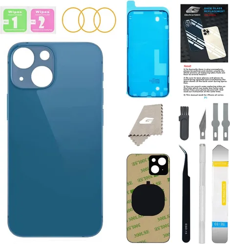 Miniatura 19 de Reemplazo de cristal trasero para iPhone 15Pro Max con herramientas Repir Big Hole OEM Rear Cover Glass Pre-Installed Internal Parts Easier