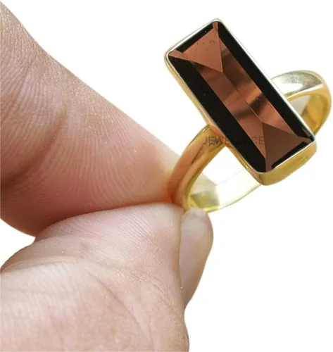 Miniatura 87 de Anillo de plata de ley maciza superpuesta de oro amarillo de 18 quilates para mujer, anillo de compromiso de plata esterlina, juego de bisel
