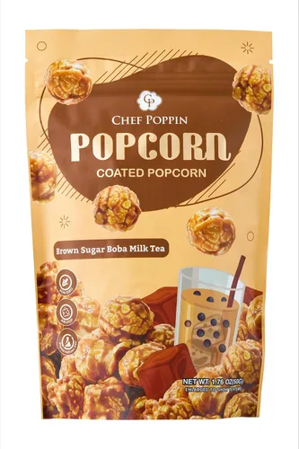 Miniatura 26 de CHEF POPPIN Palomitas de maíz con sabor gourmet de estilo asiático, sin OMG, Air Popped, paquete múltiple de 0.71 onzas