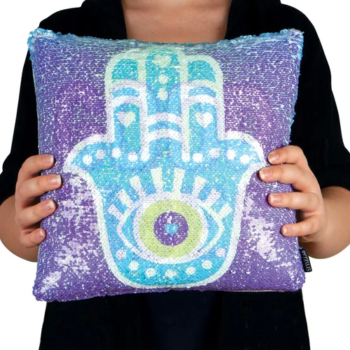 Miniatura 4 de Estilo. Lab Good Vibes Fashion Angels Magic Sequin Reveal Almohada
