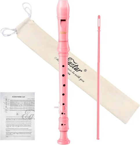 Miniatura 15 de Eastar Grabadora soprano para principiantes y niños, estilo barroco, grabador de llaves C, instrumento ABS clásico de 3 piezas con kit de limpieza
