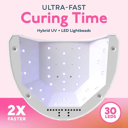 Miniatura 4 de SUNUV SUNONE - Lámpara LED para uñas, guantes de luz UV para uñas de gel, sin dedos, UPF 50+, guantes anti UV para lámpara de gel, secadora de uñas