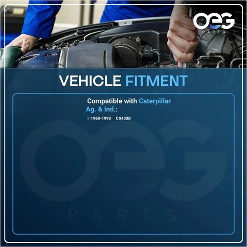 Miniatura 4 de OEG Parts Nuevo arrancador compatible con equipos de pavimentación Caterpillar CS433B Perkins 4-236 1068553, 1430537, 7C4622, 8T9685, 1280004092
