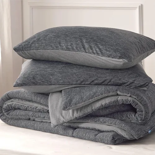 Miniatura 293 de Bedsure Juego de edredón Twin/Twin XL, ropa de cama suave beige para todas las estaciones, juego de cama teñido catiónico, 2 piezas, 1 edredón