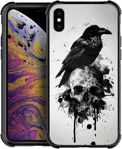 Miniatura 101 de CARLOCA Funda para iPhone XR, diseño de jirafa de cristal, ultra protección, a prueba de golpes, silicona suave TPU antideslizante para iPhone XR