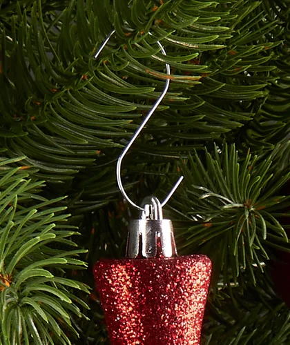 Miniatura 3 de BRUBAKER Paquete de 50 ganchos decorativos – Perchas de bolas con gancho en S para bolas de Navidad y decoración de árboles, perchas decorativas