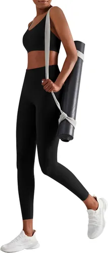 Miniatura 6 de Ewedoos Leggings con forro polar para mujer, impermeables, de invierno, para mujer, de cintura alta, con 3 bolsillos