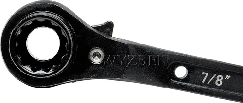 Miniatura 5 de Llave de trinquete de doble zócalo de 3/4 "x 7/8" para alineación de agujeros de perno, montaje de acero, ferroviario, acero estructural y trabajo