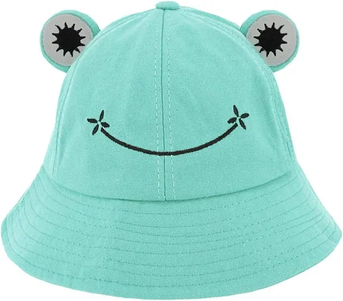 Miniatura 19 de Haoohu Gorra de algodón para adultos, diseño de rana, sombrero de sol para fiesta de disfraces Caqui claro