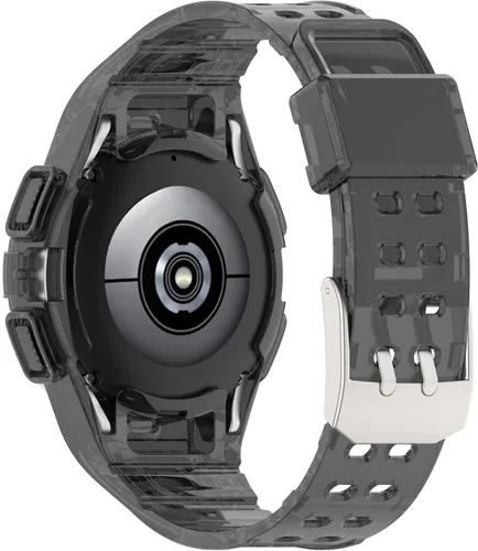 Miniatura 2 de MOTONG Correa de repuesto compatible con Samsung Galaxy Watch5 de 1.575 pulgadas, correa de repuesto de silicona transparente compatible con Samsung