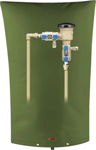 Miniatura 27 de TOHONFOO Cubierta aislante de tubería para prevención de reflujo (5 °F) – Bolsa aislada para válvula de riego – Cubierta de bomba de pozo de agua