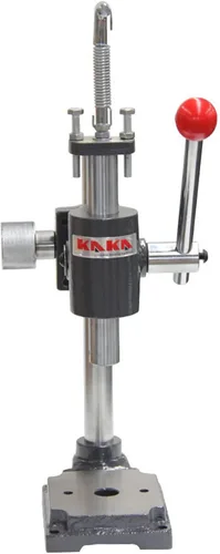Miniatura 4 de Prensa de cenador KAKA INDUSTRIAL, máquina de punzonado manual de 1 tonelada, prensa manual, altura ajustable hasta 5.9 pulgadas, máquina de prensa