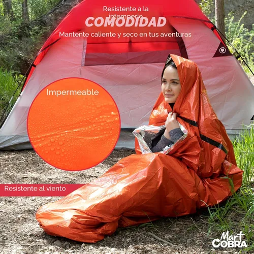 Miniatura 3 de Emergency Sleeping Bag for Survival Gear and Supplies Life Bivy Sack Waterproof Mylar Emergency Blankets for Survival Kit Car Camping Gear Hiking
