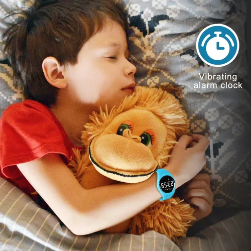 Miniatura 3 de Reloj deportivo digital para niñas y niños, monitor de actividad física con reloj despertador, cronómetro, relojes impermeables sin aplicación