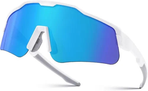 FEISEDY Gafas de sol deportivas polarizadas para jóvenes, gafas de sol de ciclismo para niños, gafas de béisbol deportivas para niños y niñas de 8 a