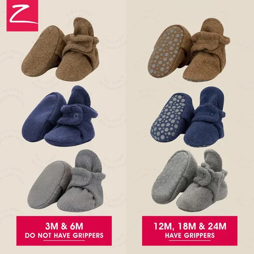 Miniatura 2 de Zutano - Botines de forro polar unisex para recién nacidos y bebés
