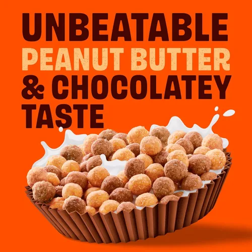 Miniatura 3 de Reese's, - Cereales de mantequilla de maní para el desayuno, 11.5 onzas