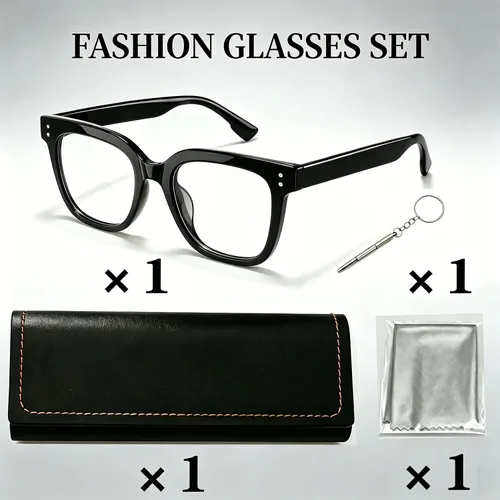 Miniatura 5 de Blue Light Blocking Glasses For Woman, Uv400/Uva/Uvb Protection Tac Lens Square Pc Frame, For Tv, Video, Pc, Phone