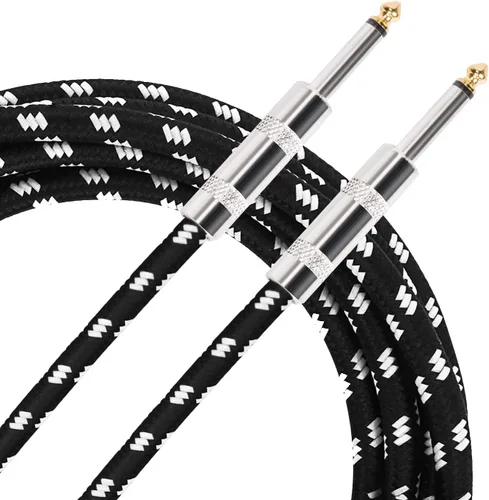 Miniatura 13 de Donner - Cable de guitarra de 10 pies, cable de instrumento eléctrico, cable AMP para bajo para guitarra eléctrica, amplificador de bajo, audio