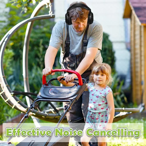 Miniatura 5 de Yunsailing 4 unids Nrr 28db Reducción de ruido Protección auditiva Orejeras Orejeras Plegables Auriculares para Disparar