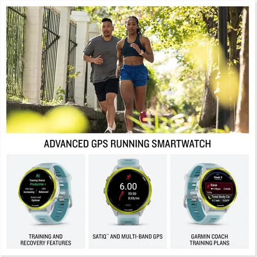 Miniatura 3 de Garmin Forerunner 570 - Reloj inteligente para correr, WiFi de 1.732 pulgadas, reloj inteligente de fitness con GPS para hombres y mujeres, aluminio
