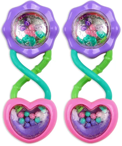 Miniatura 25 de Bright Starts Soothers & Shakers 7 piezas Set de regalo - Sonajeros, mordedores y juguetes para el cochecito sin BPA, unisex, para recién nacidos